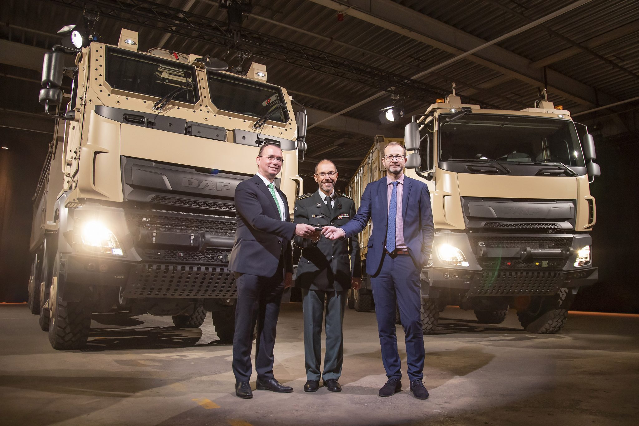 Beldefnews Eerste Daf Cf Military Trucks Geleverd Aan Belgische Defensie